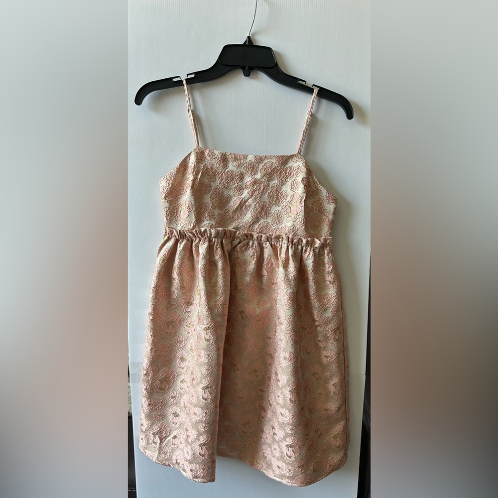 Francesca's Collections Pink Floral Mini Dress